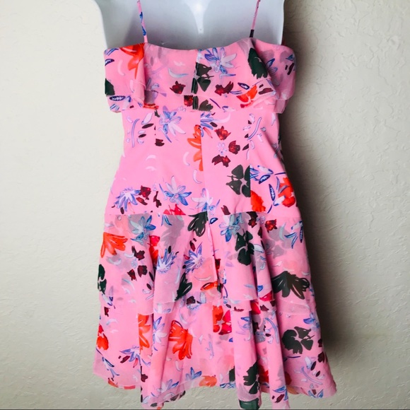 C/Meo Collective Elude Short Sleeve Floral Dress - Picture 4 of 7